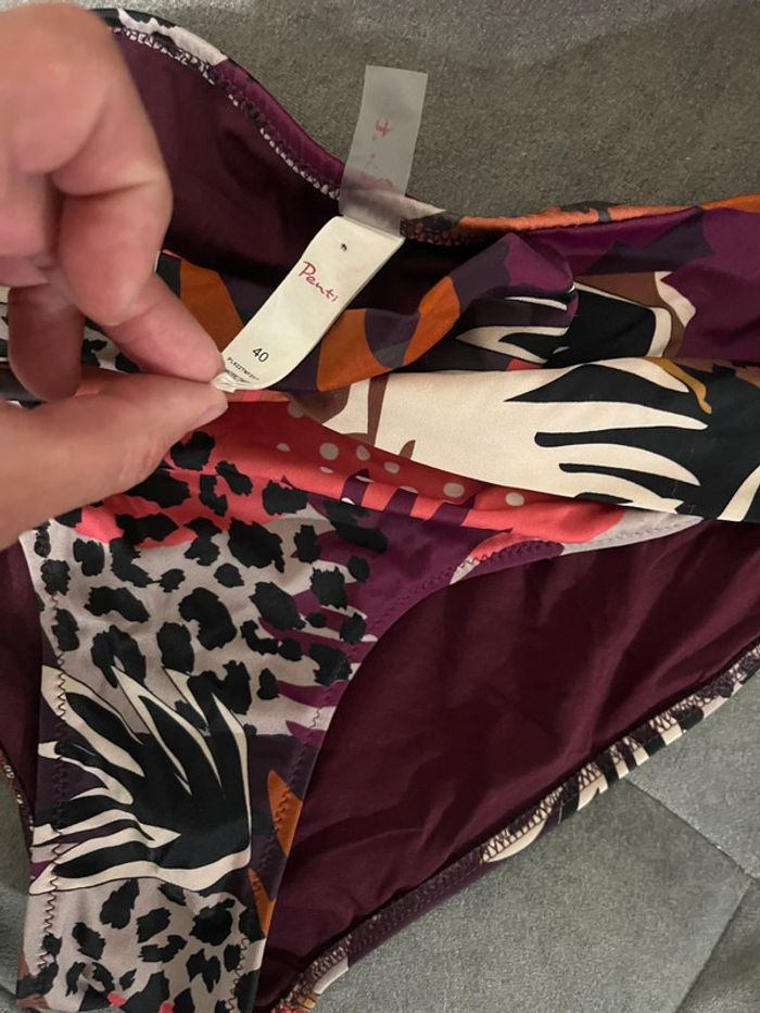 Maillot de bain 2 pièces bikini penti taille 40 - photo numéro 3