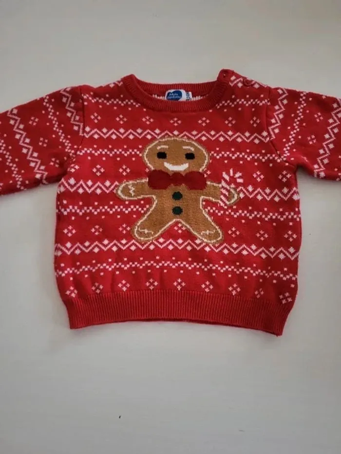 Pull chaud noel 24 mois 2 ans