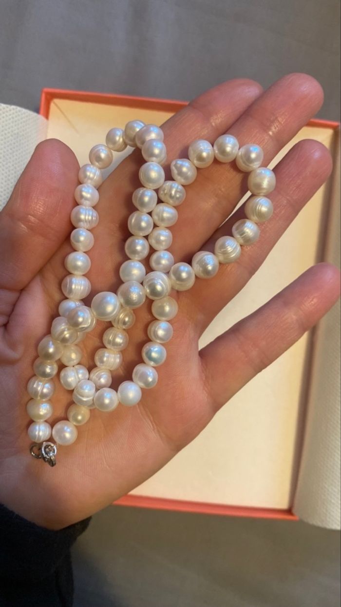 Collier en véritable perle de culture - photo numéro 4