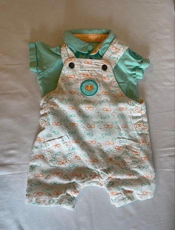 Ensemble salopette 1 mois orchestra 