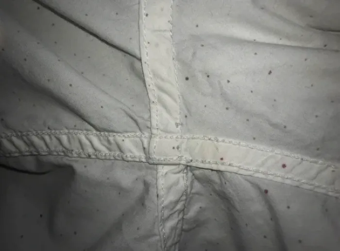 marque jules homme slim M chemise manches courtes Blanche avec points bleu et rouge - photo numéro 11