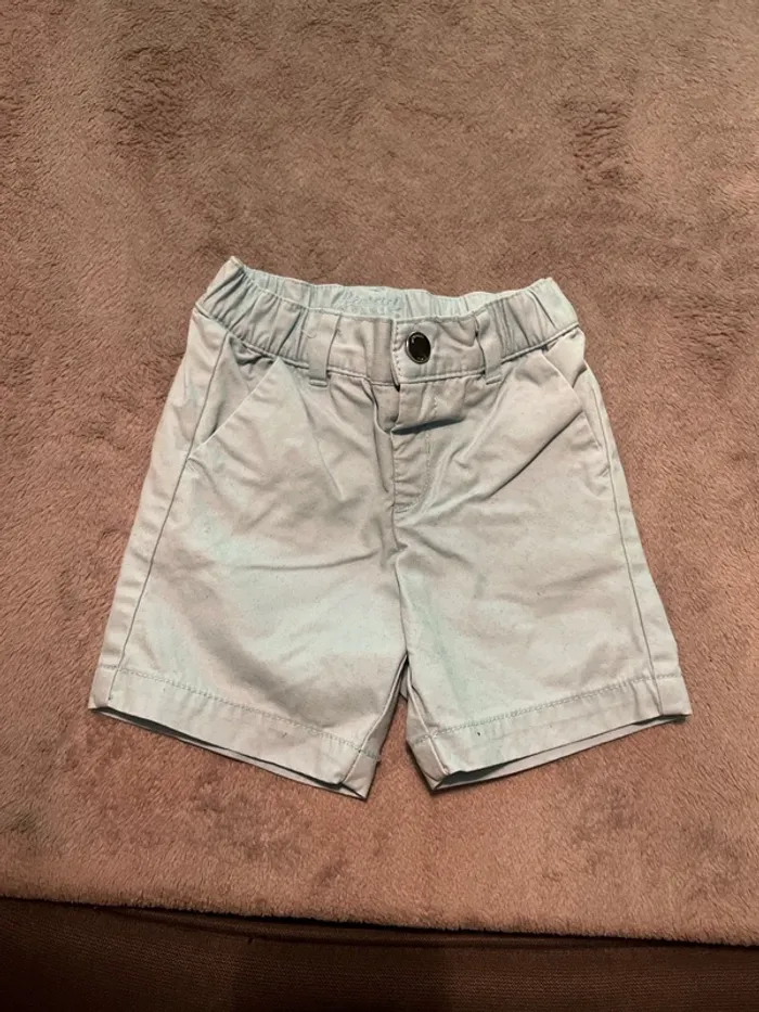 Short Jacadi bleu clair 12 mois
