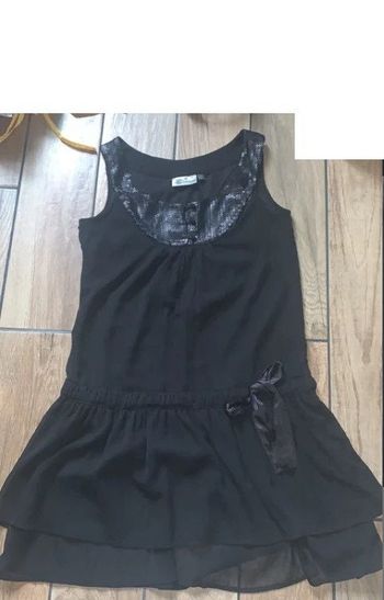 robe noire sequins fêtes