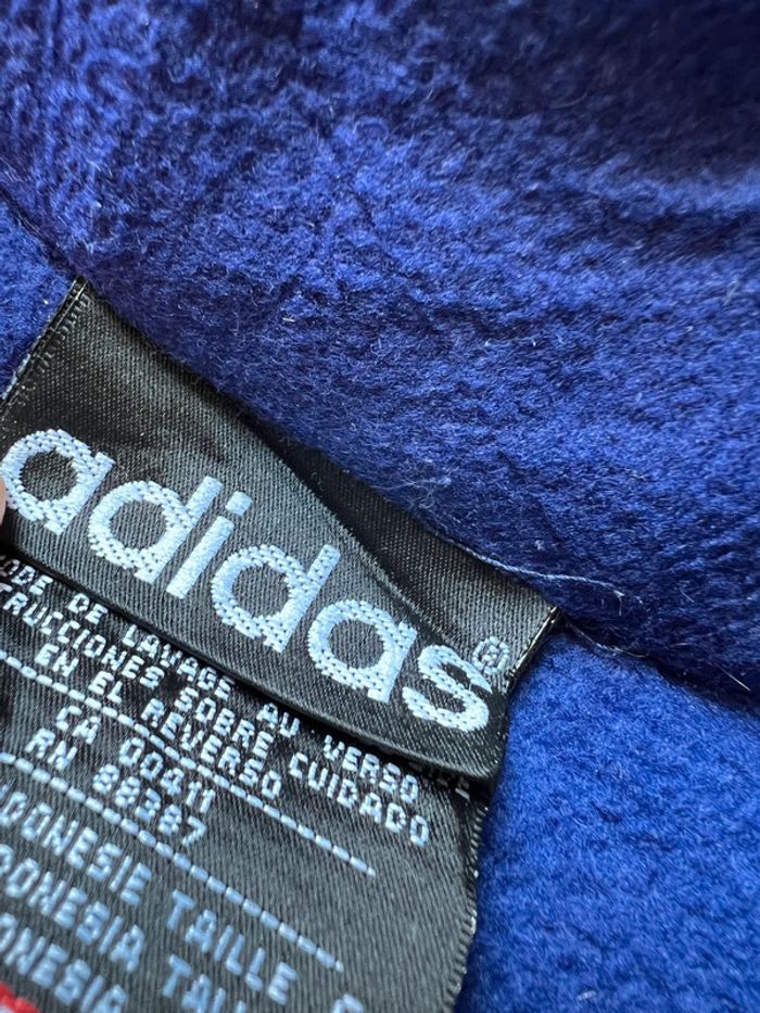 Adidas Polaire Vintage Marché Nord-Américain Années 90 Taille L – Rare - photo numéro 9