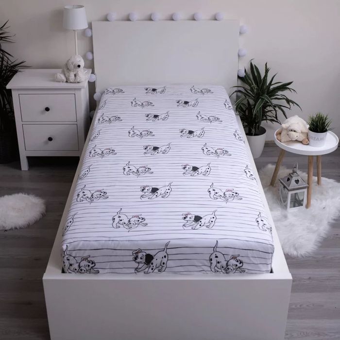 Drap housse 1 personne - Dalmatien