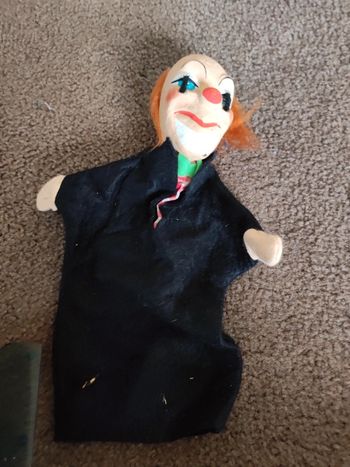 marionnette clown ancienne