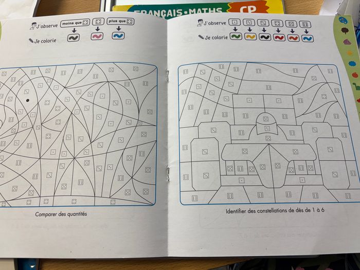 Livre de coloriage « nombres magiques  » Nathan 5/6 ans GS - photo numéro 4