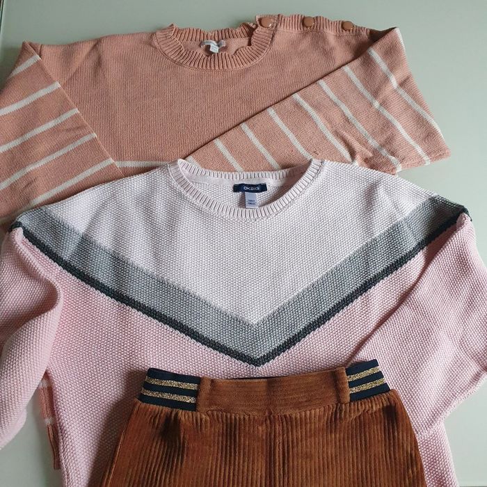 Lot Vertbaudet pulls+legging - photo numéro 3