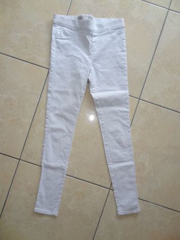 jean slim blanc T36