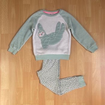 Pyjama Paresseux Hema fille 5-6 ans (110/116 cm)