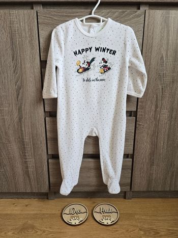 Vêtement Bébé Fille - Pyjama Mickey Minnie - Disney - 18 mois 77/82 cm