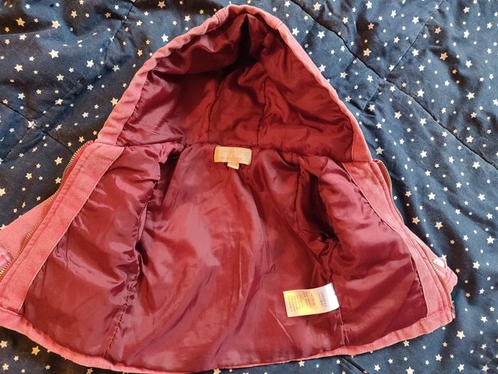 Manteau rouge Lulu castagnette 6 mois. - photo numéro 2