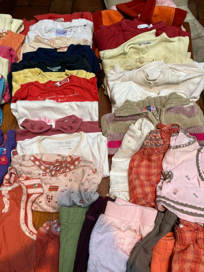 Gros lot de vêtements bébé fille 3 mois - photo numéro 4