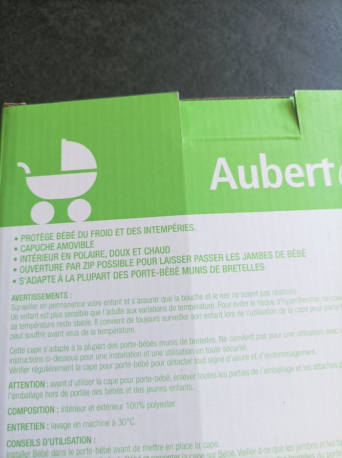 Cape pour porte bébé - photo numéro 3