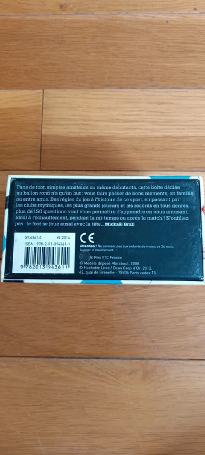 La boîte à question 100 % foot. Jeu complet - photo numéro 7