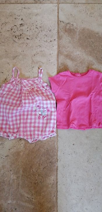 Ensemble été pour fille en 6 mois