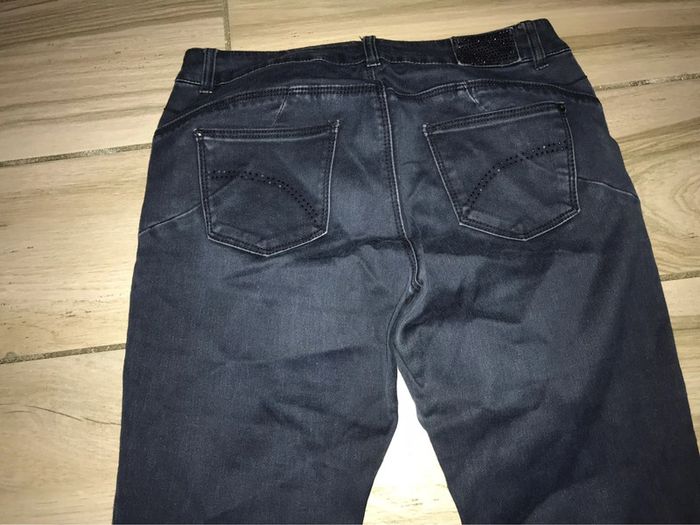 Pantalon bleu gris camaïeu 40 - photo numéro 10