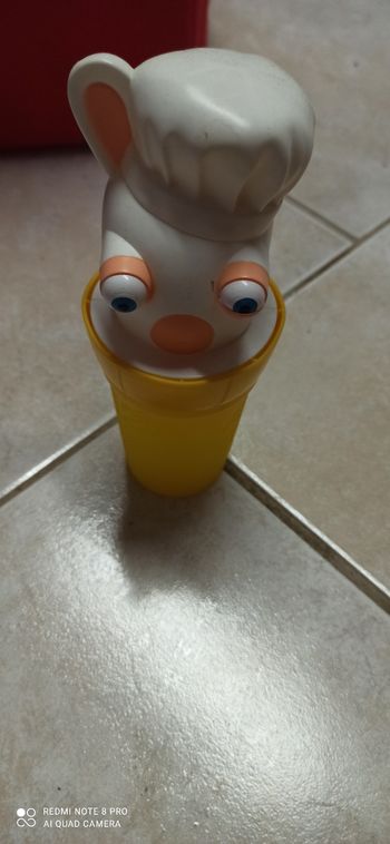 Verre presse agrumes lapin crétin