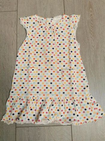 Robe légère à pois