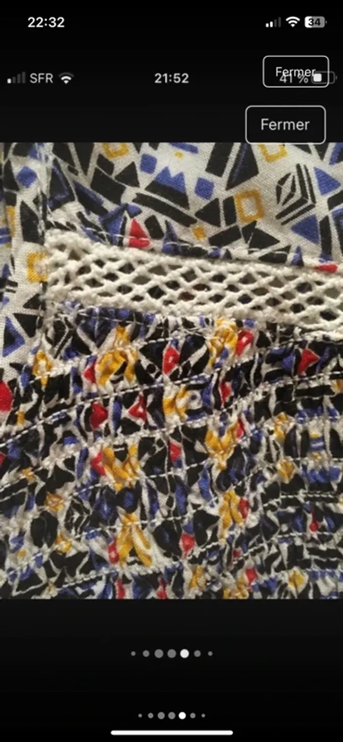 Magnifique blouse d’été en 46 de marque Damart en excellent état - photo numéro 10
