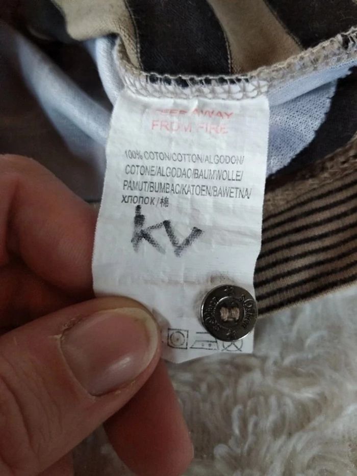 Tee shirt Polo chemise manches longues Garçon 3 mois oiseau musique Kitchoun 100% coton - photo numéro 7