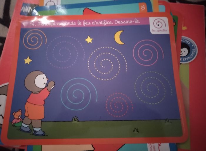 Jeux écritures et dessins T'choupi premiers graphismes "Nathan" - photo numéro 7