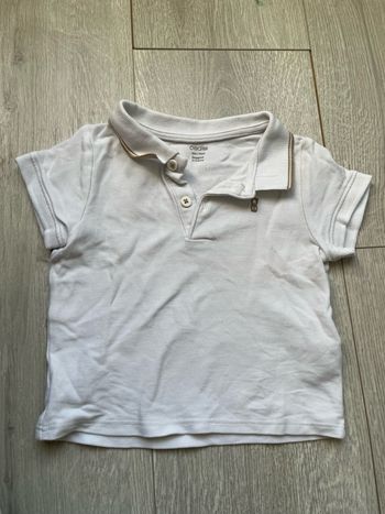 Polo blanc Obaibi 12 mois