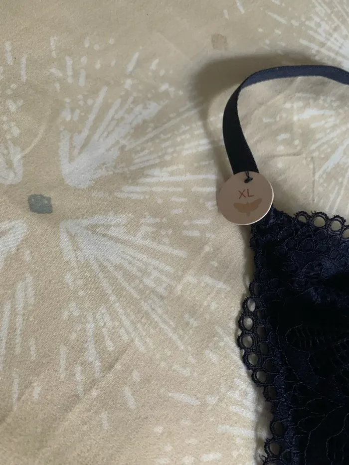 Soutien gorge les petites bombes taille XL bleu marine - photo numéro 3