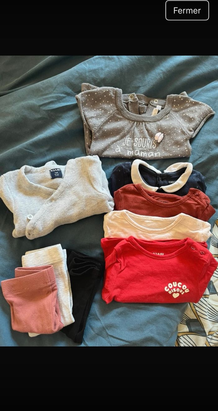 Lot  fille taille 1 mois - photo numéro 8