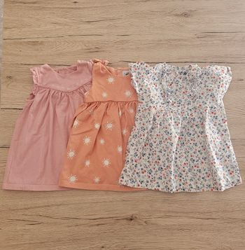 Lot de 3 robes Petit Bateau 