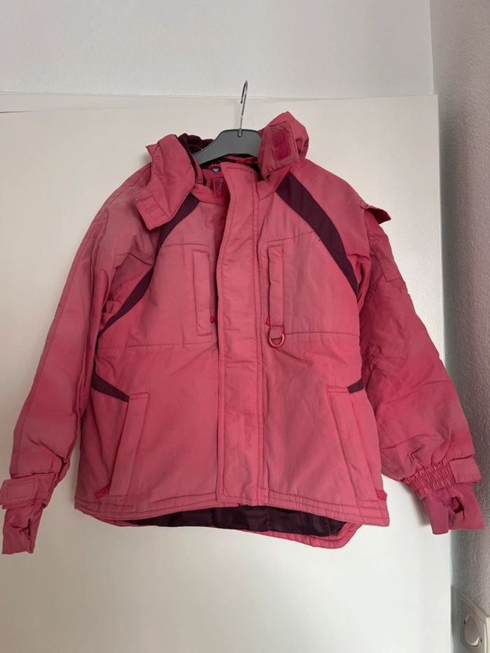 Manteau doudoune rose