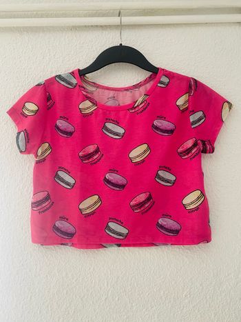 Top court rose taille S