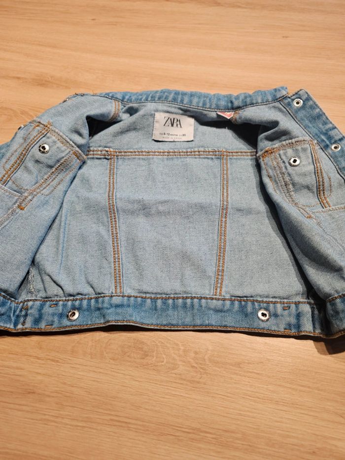 Veste en jeans zara - photo numéro 4