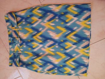 jupe colorée avec sa ceinture Neuve