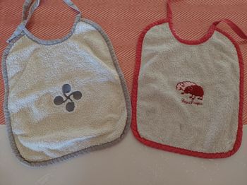 Lot de 2 bavoir pays basque