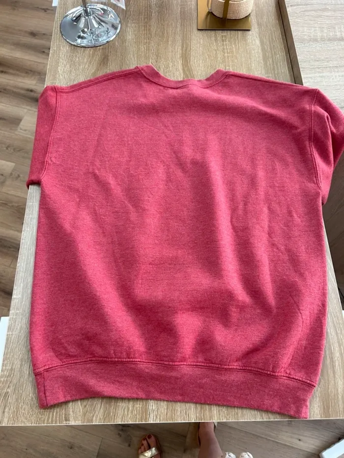 Sweat homme pull homme rouge bordeaux taille 38 taille 40 taille M - photo numéro 3