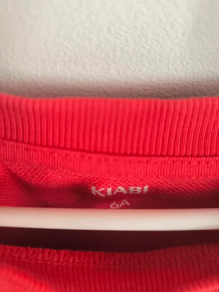 Sweat rouge Kiabi - photo numéro 2