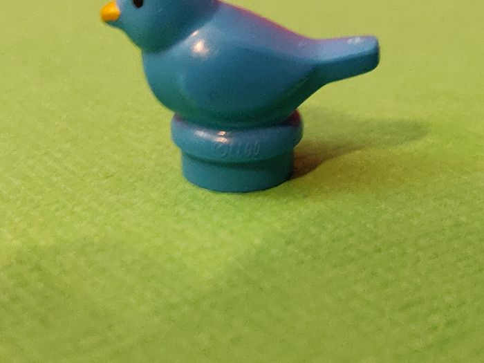 Lot 3 oiseaux bleus Lego - en parfait état - vrai Lego - photo numéro 3