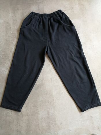Pantacourt en sweat épais noir Taille unique