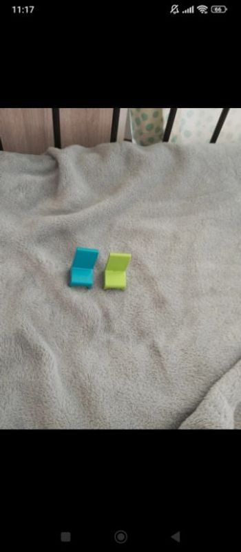 Lot de 2 chaises "Playmobil"