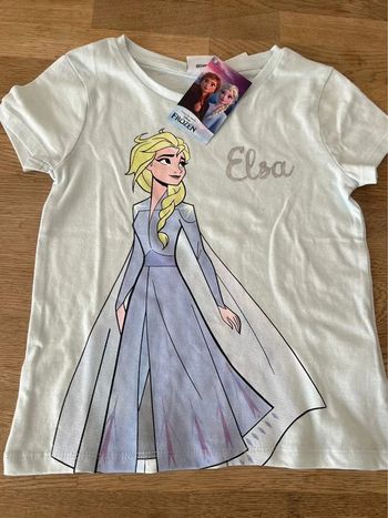 Tee shirt reine des neiges disney