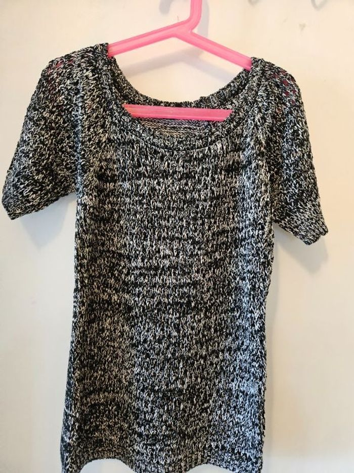 Pull long manche courte miss avant première