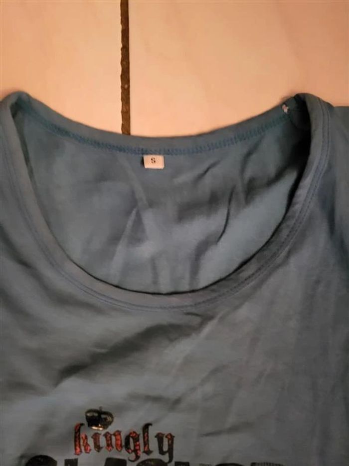 Débardeur bleu taille S - photo numéro 2