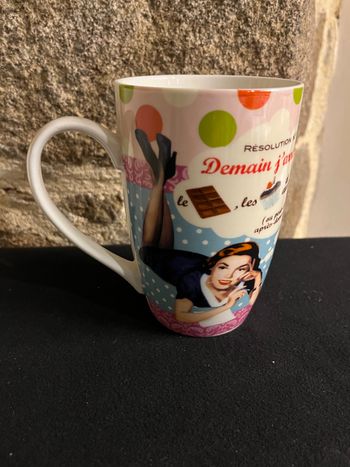 Mug Resolutions 1  Demain j’arrête Vintage