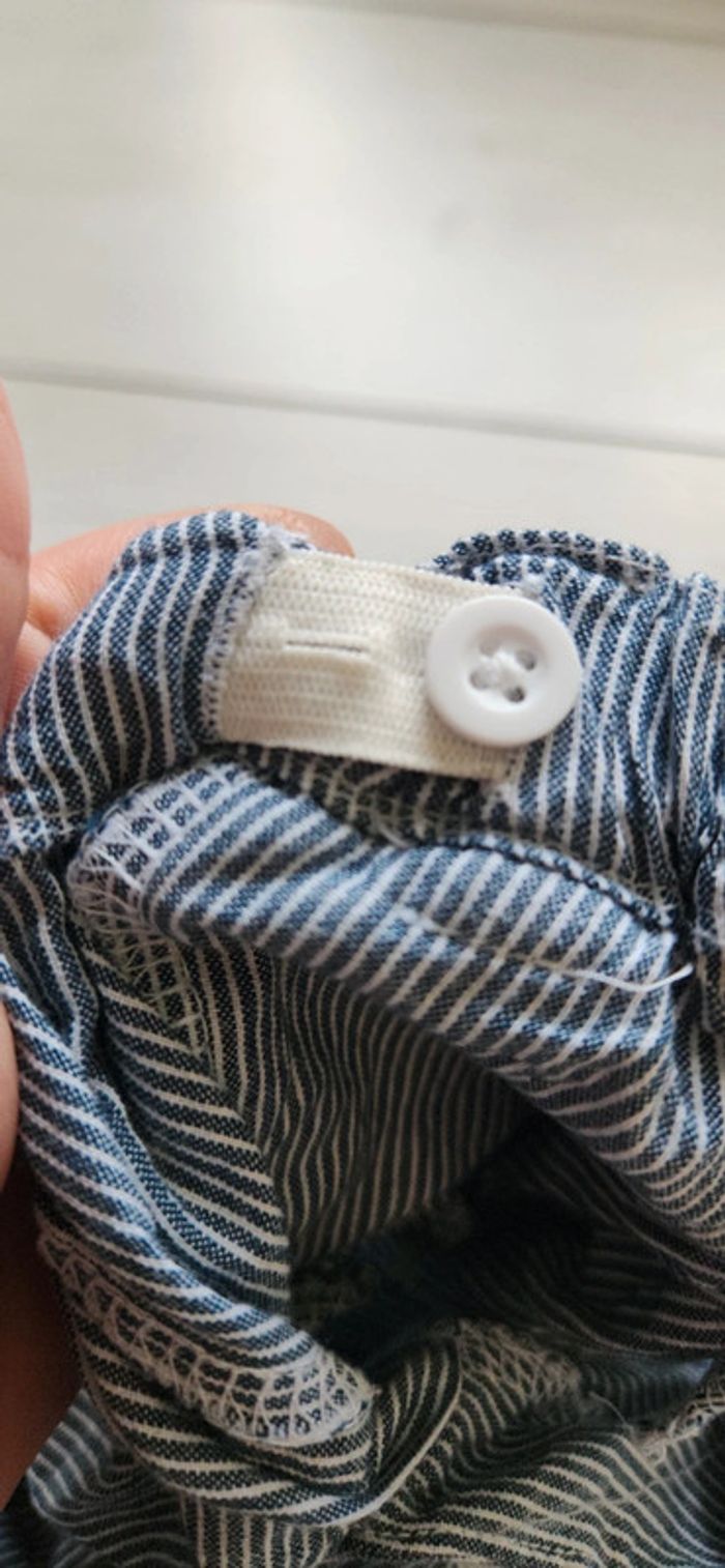 Short rayé bébé garçon 24m 86 cm - photo numéro 4