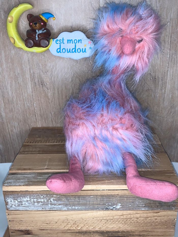 JEL49 doudou autruche jellycat