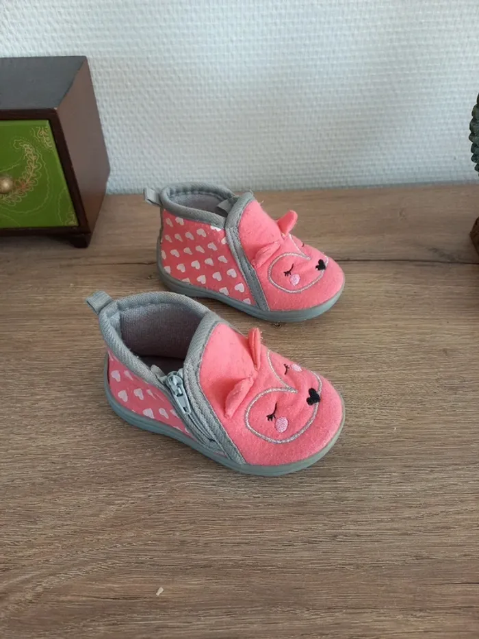 Chausson bebe fille T19 - photo numéro 5