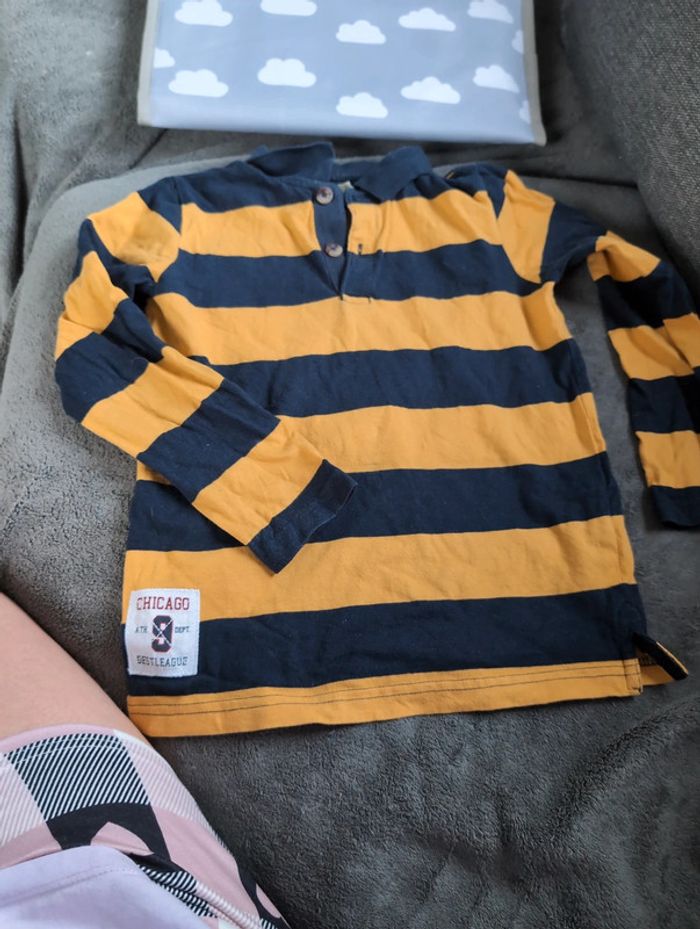Polo/t shirt manche longue garçon 5/6 ans