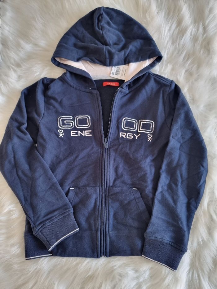 NEUF (non porté)😍🤩🩷superbe sweat molleton 8 ans fille🤩😍🩷🩷🩷 - photo numéro 2