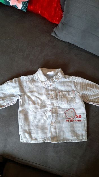 Chemise bébé garçon 6 mois